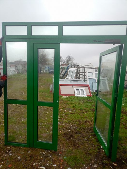 Drzwi aluminiowe używane z Niemiec super stan dostawa gratis cały Kraj