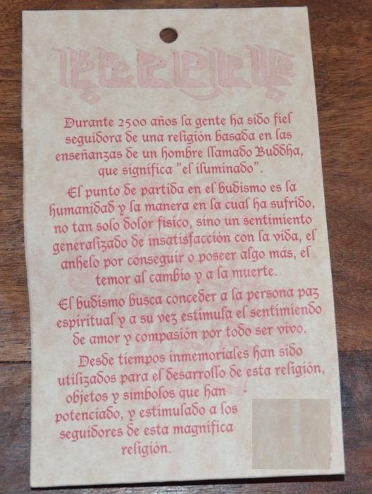 Símbolo Budista Prithvi Mudra - Pendente para Colar