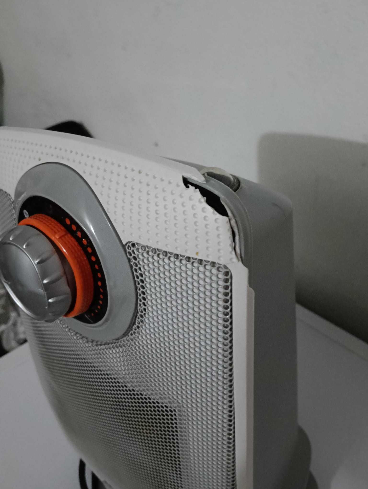 Aquecedor Qilive – Funciona bem, com pequena avaria estética