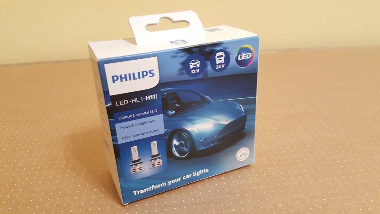 LED лампи Philips Ultinon Essential LED H7 12 / 24V 20W 6500K (2 шт.)