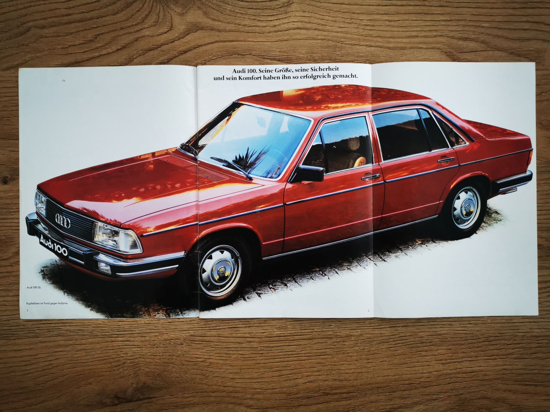 Prospekt z 1976 roku Audi 100, Audi 100 Avant (po niemiecku)