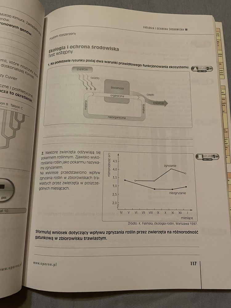 Testy i arkusze Matura 2012 Operon - Biologia