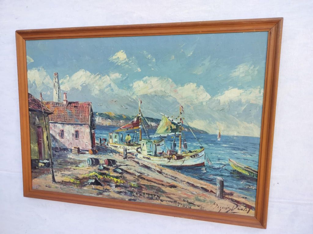 Stary obraz na płótnie Daniel Mogens