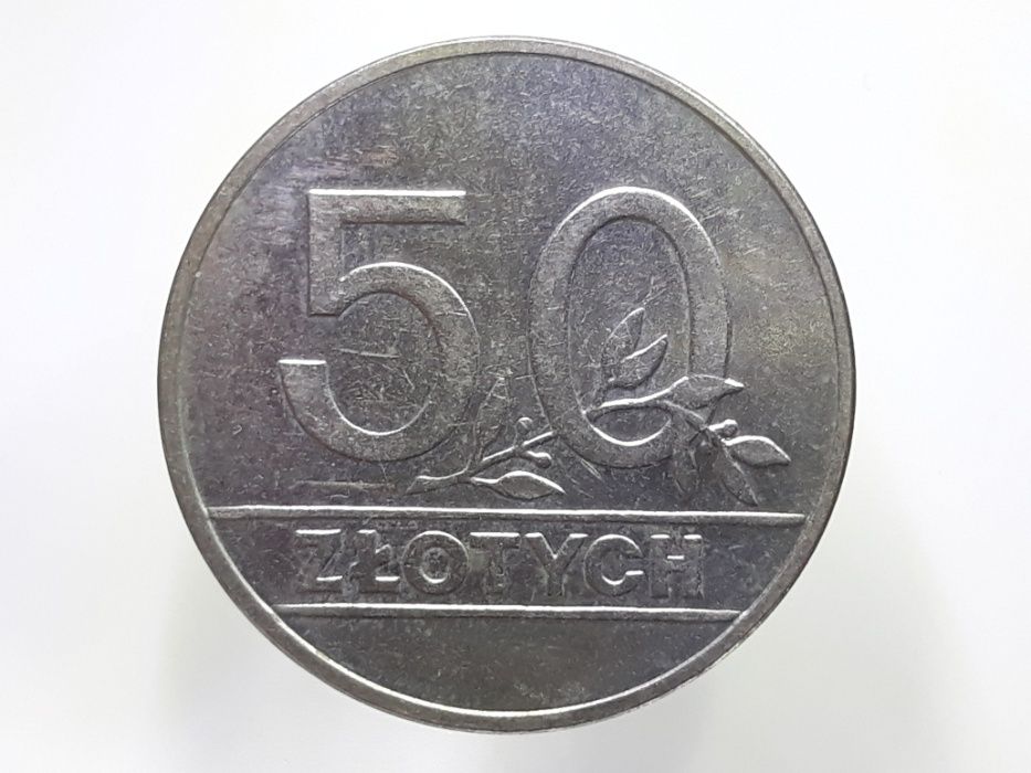 Stare monety. Moneta 50 złotych 1990 r