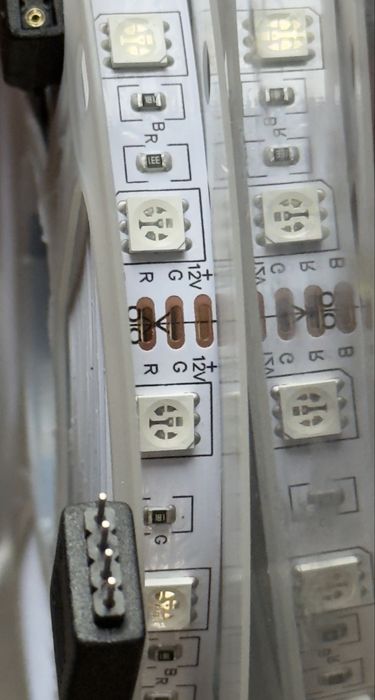 Pasek, taśma led 5050 60led/mb. 5 metrow m