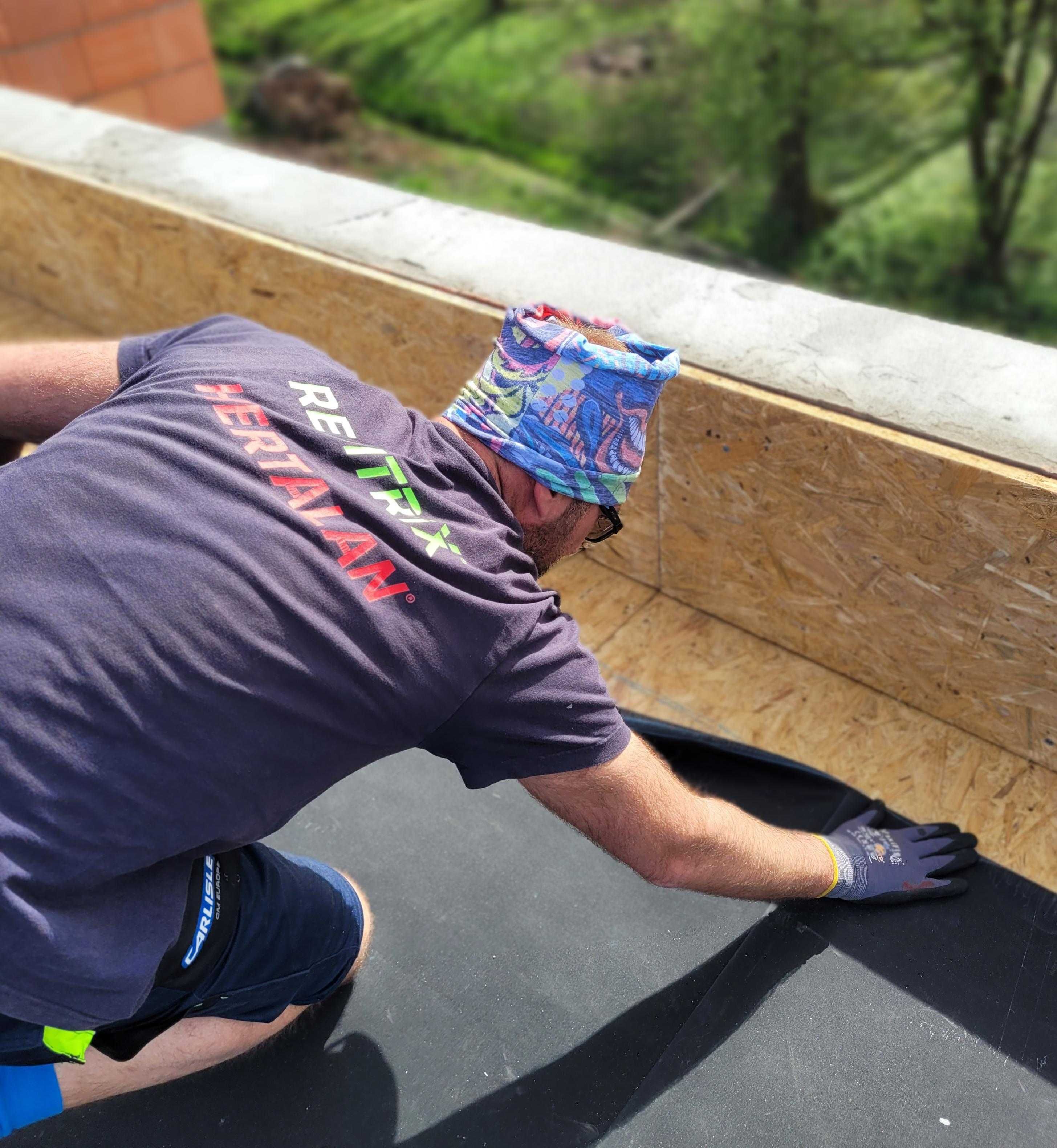 Resitrix SKW  – membrana EPDM z warstwą samoprzylepną 1 m × 10 mb
