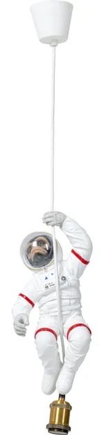 Lampa wisząca małpa astronauta biała