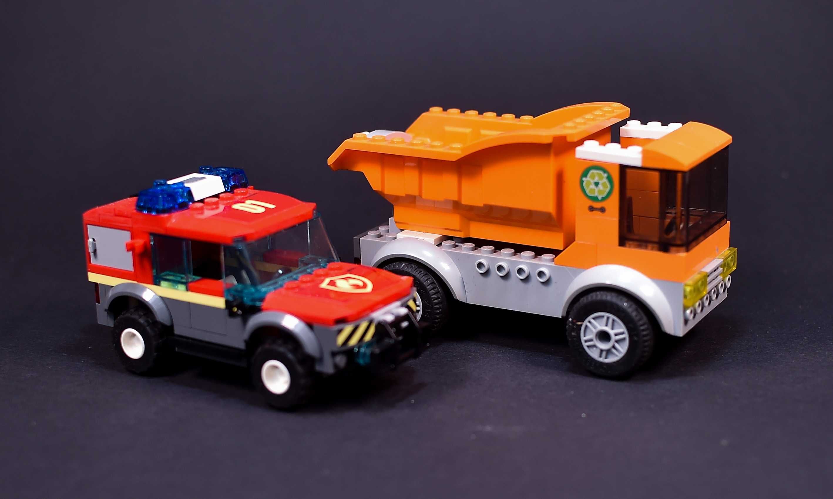 2x Samochodzik Klocki Lego
