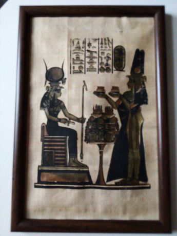 obraz w ramce 2szt-papirus