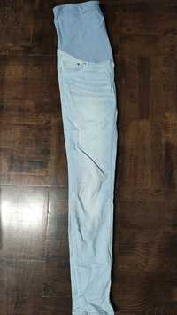 Jeansy ciążowe niebieskie H&M Mama S/M, bardzo wygodne