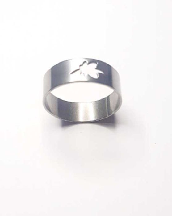 Obrączka Srebrna Lekka R 16 8, Stal Chirurgiczna, Nierdzewna, 7 wzorów