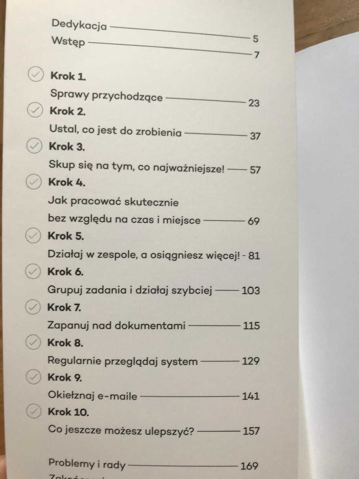 Książka „10 kroków do maksymalnej produktywności” Michał Śliwiński