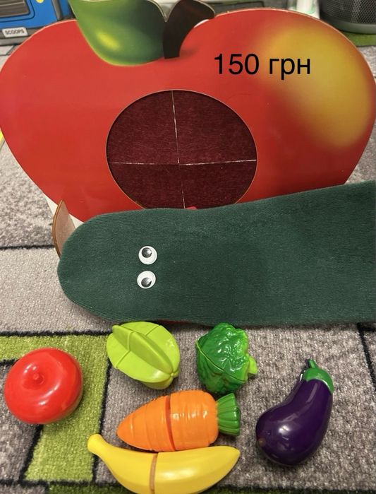 Дерев'яні вкладиші, ігри, шнурівки