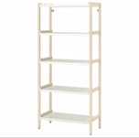IKEA EKENABBEN Regał otwarty osika/biały 70x34x154