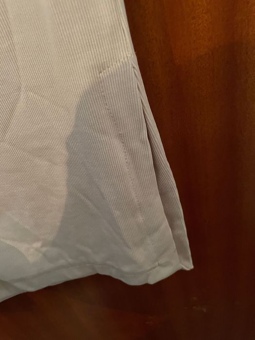 Calças largas caneladas zara