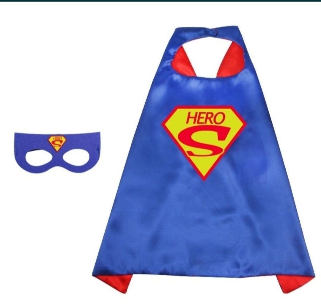 Kostium Strój przebranie na balik dla dzieci Superman niebieska