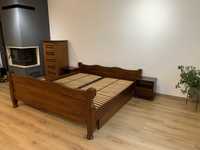 Łóżko Dębowe z litego drewna 180x200 cm