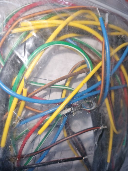 Nowa kpl wiązka instalacja elektryczna+schemat wsk b1 dwuramowka pl