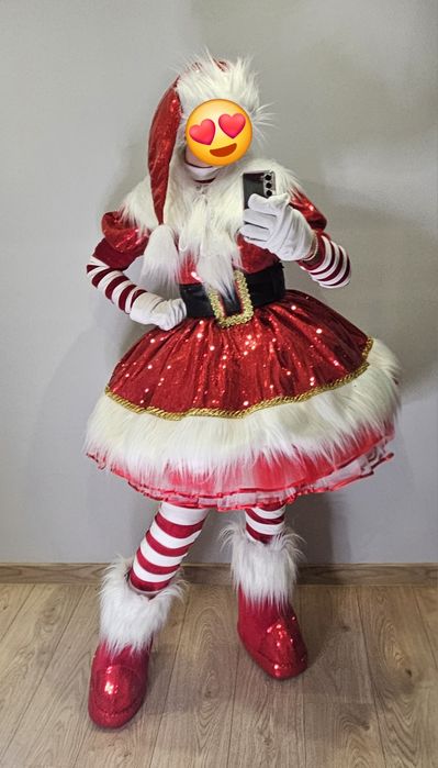 Strój kostium Elf pomocnica Mikołajq