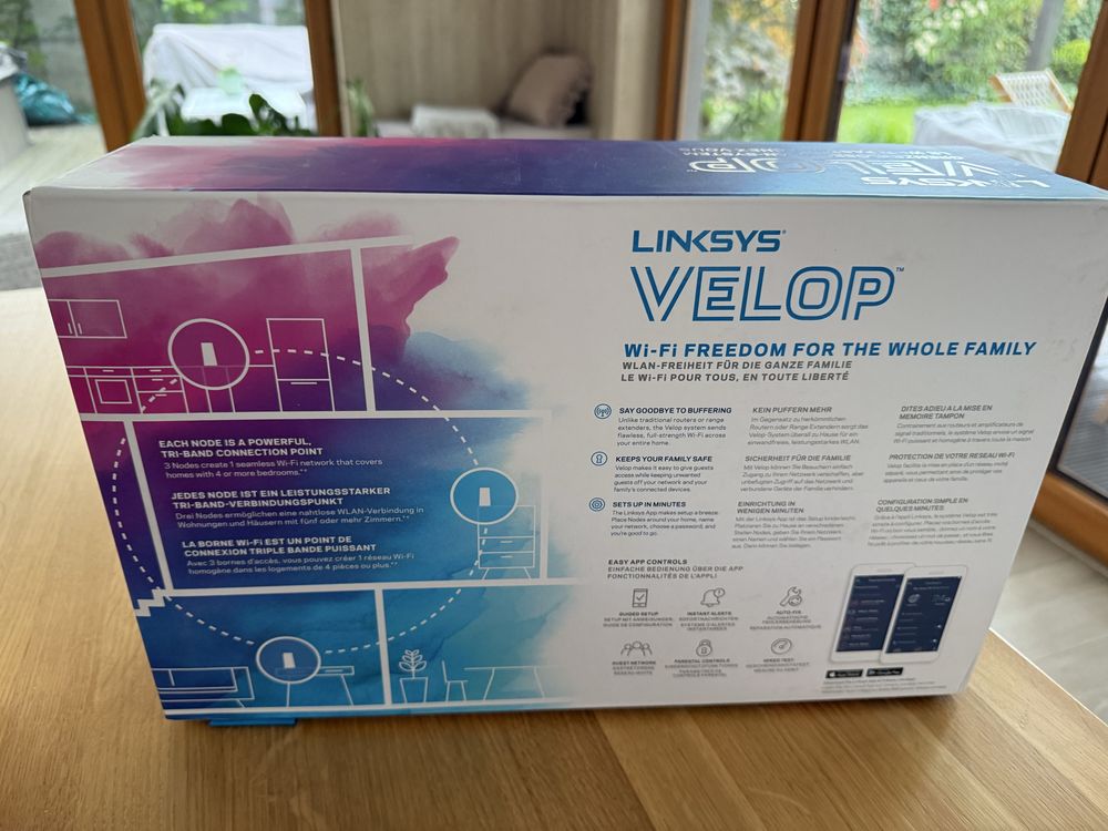 Szybki system Linksys Velop WiFi mesh / router do domu