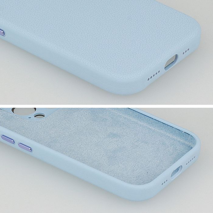 Tel Protect Lichi Soft Case Do Iphone 15 Pro Max Jasnoniebieski