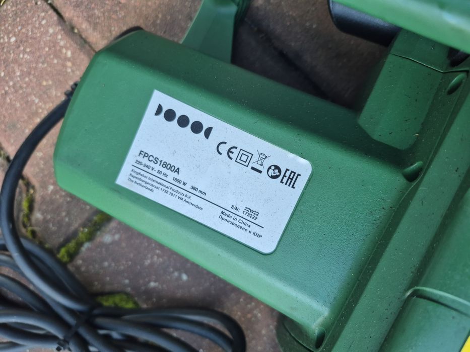 Pilarka elektryczna 40cm  łańcuchowa - oregon 1800w