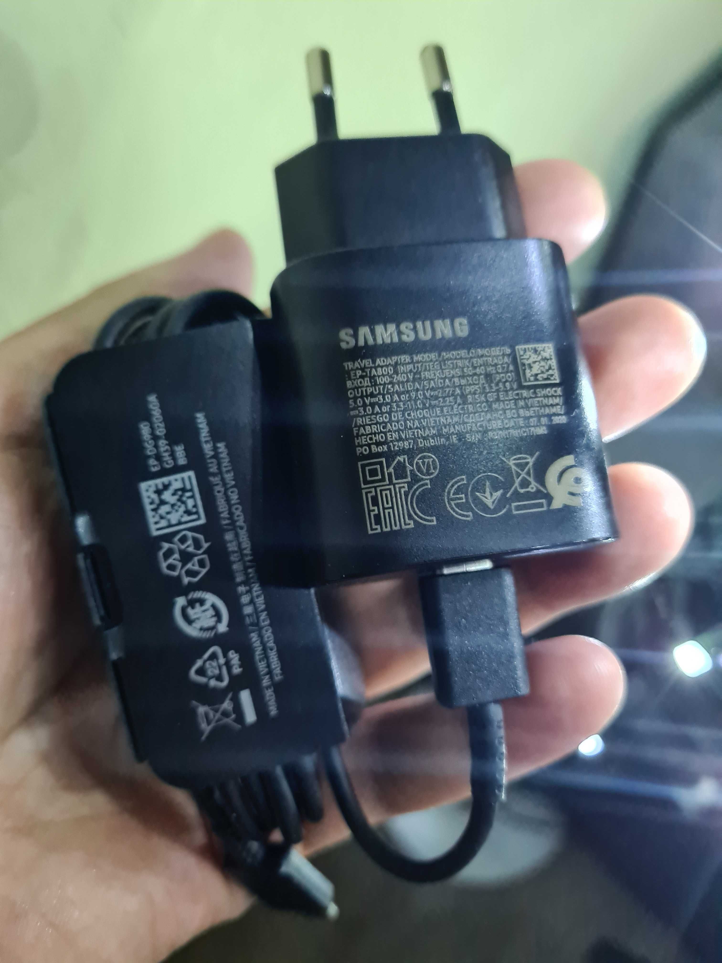 Samsung зарядное устройство 25ватт с кабелем