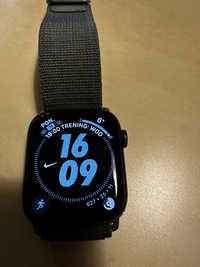 Apple Watch 7 45mm,  komplet , dodatkowe paski