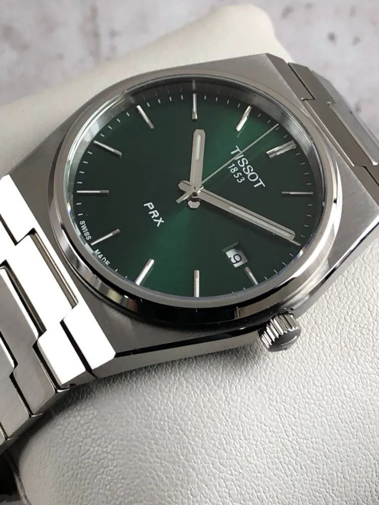 Tissot PRX Quartz 40mm Green Dial – NOWY | Full Set | Gwarancja