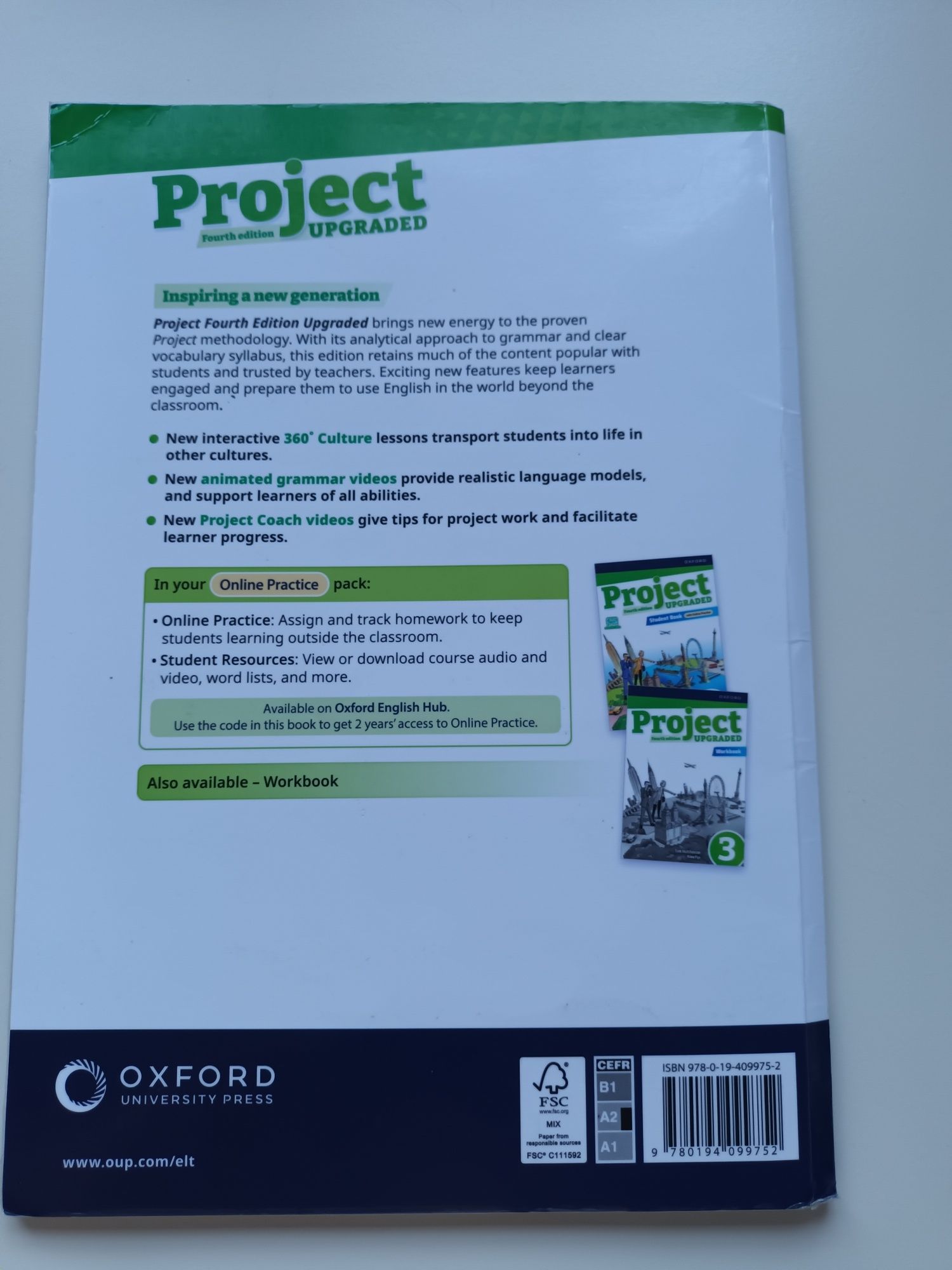 Project fourth upgraded 3 - student book (livro usado no ILO) - livro