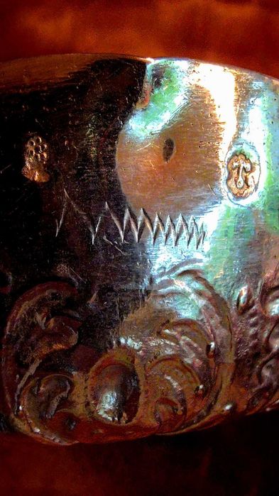 Barocke Augsburger Silber Weinprobierschale