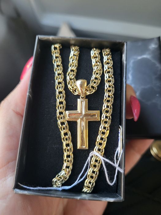 Zawieszka Krzyżyk złoto 585