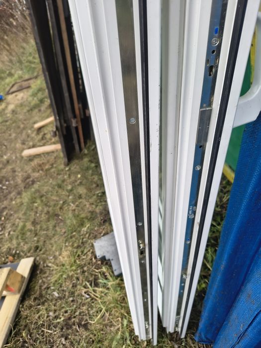 Drzwi balkonowe plastykowe ,bez futryny