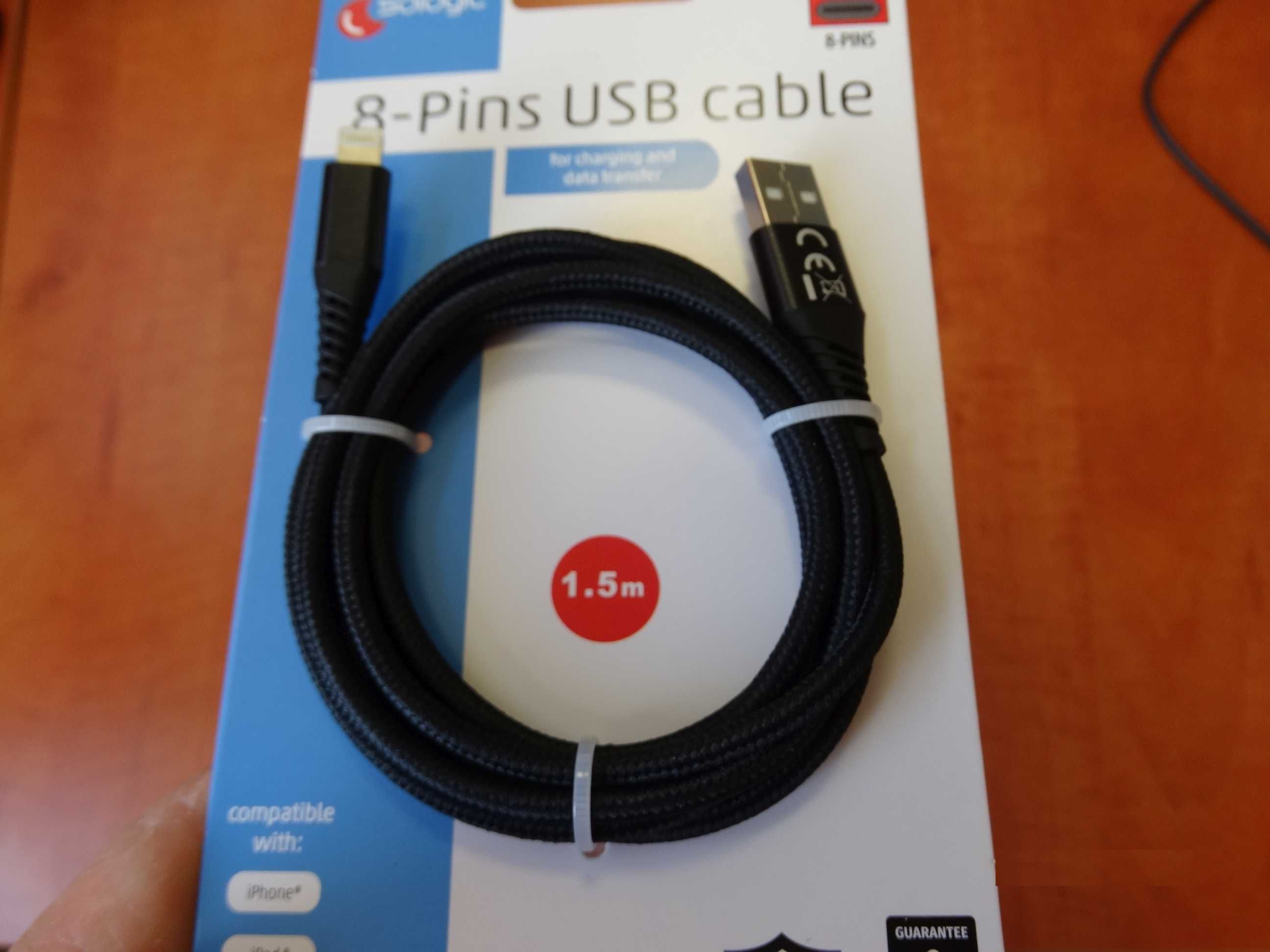 Kabel USB Apple Lightning Iphone iPad Pro 8-pin ładowanie przesyłanie