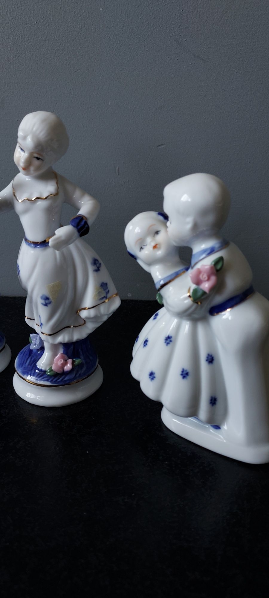 Zestaw figurek porcelanowych 3 szt
