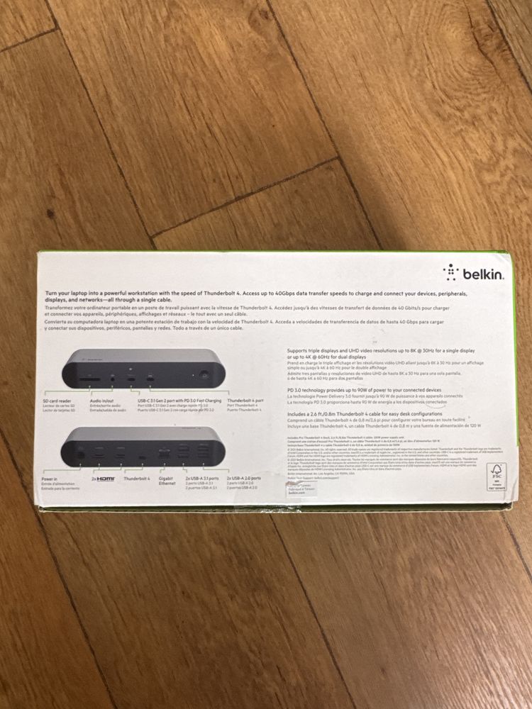 Продам док станция для apple macbook macmini belkin pro thunderbolt
