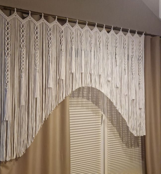 Firanka firana hand made rękodzieło boho