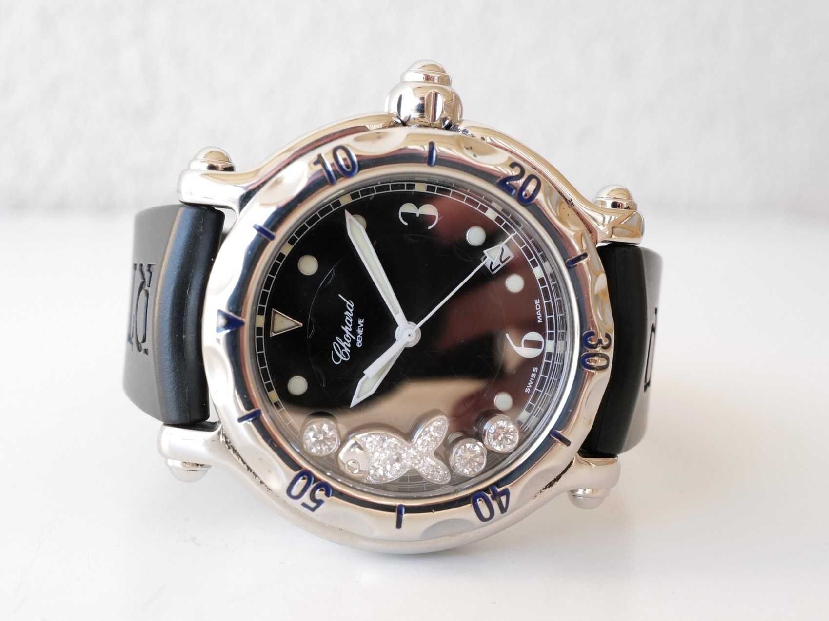 Chopard Happy Sport Happy Fish Black Dial 38mm