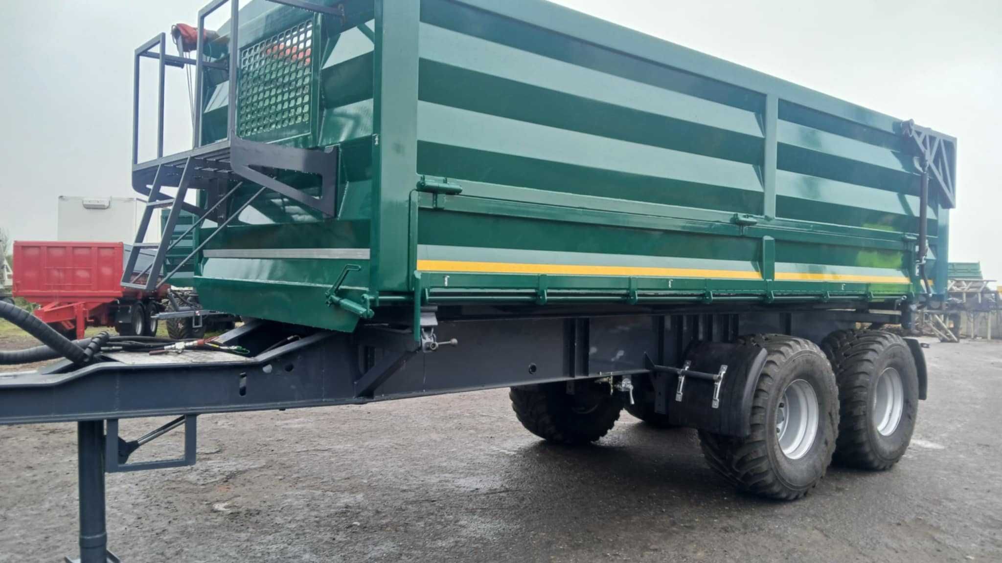 Tandem wywrotka DAPA 20T skrętna oś skorupa szerokie koła