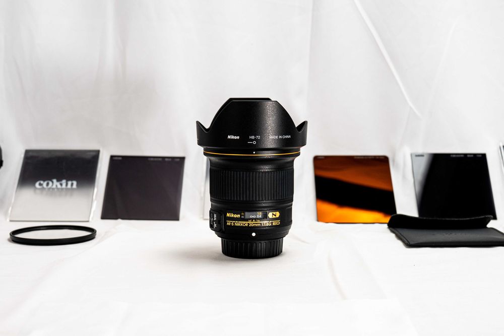 Obiektyw Nikon Af-S 20mm f/1,8 G + zest. filtrów ND Okazja!