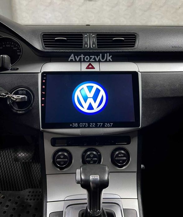 Android 14 PASSAT Volkswagen VW CC B6 B7 Tesla GPS CarPlay Магнитола