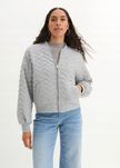 B.P.C bluza pikowana bejsbolówka szara 44/46.