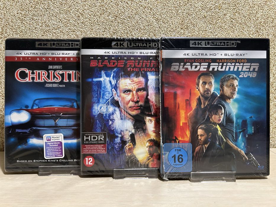 4K UHD HDR Blu-ray Бегущий по лезвию 1-2/ Кристина/ Алита с переводом.