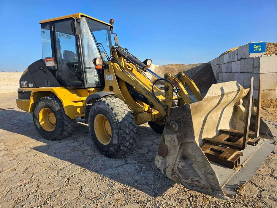 Caterpillar 908  Ładowarka CAT 908, 2004r, szybkozłącze, łyżka otwierana