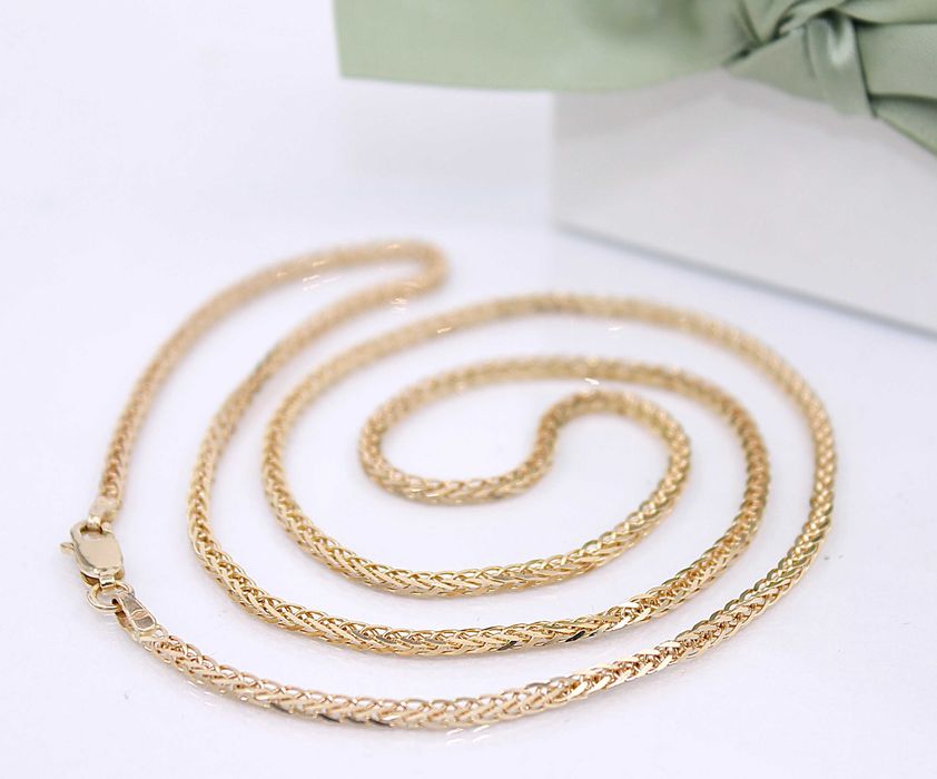 Złoty łańcuszek p.585/8,05g - splot lisi ogon