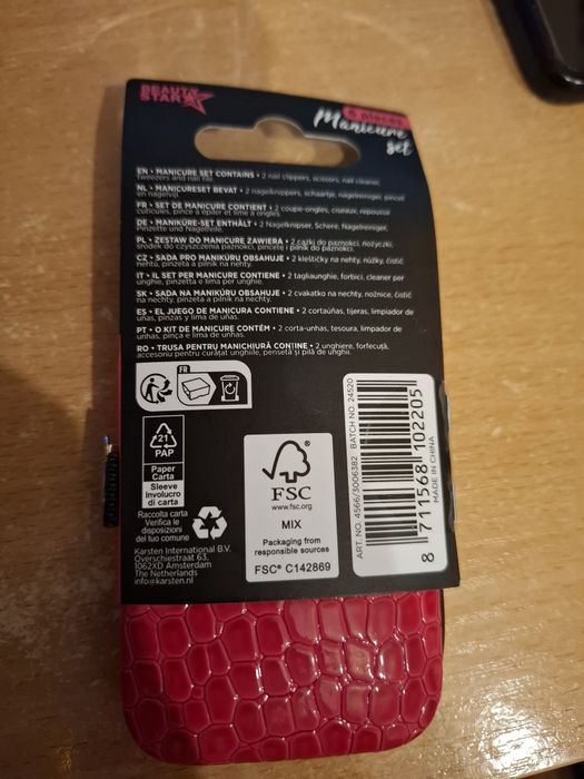 Zestaw do maniciure nowy