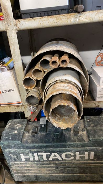 Kominy frezowanie wiercenie diamentowo.