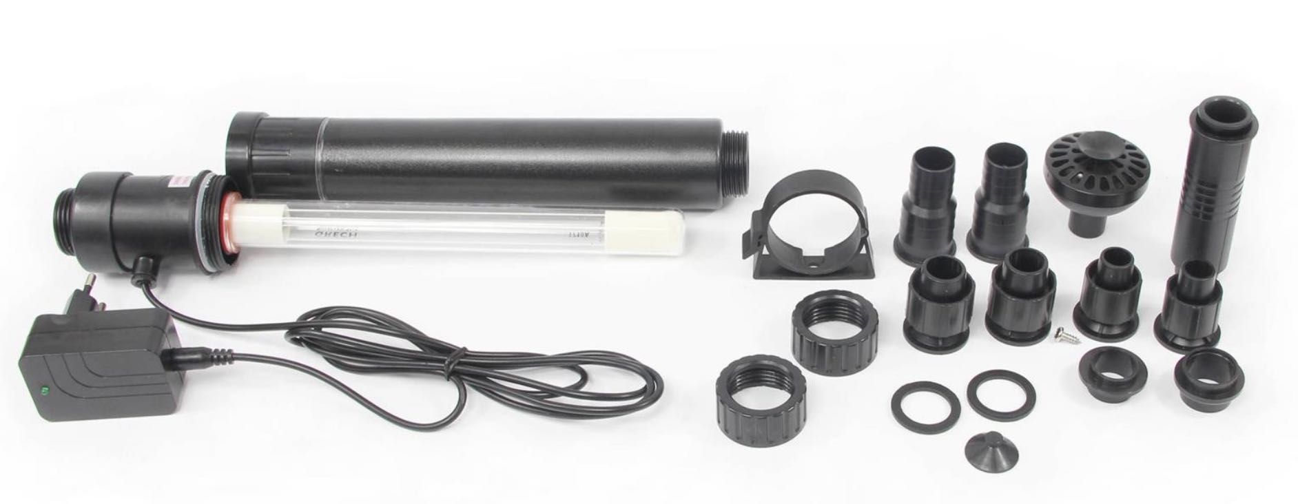Lampa UV eliminator glonów do oczka/stawu do 10000 L, UV-C 10W, CUV