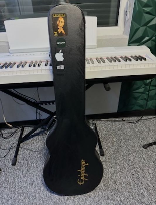 Epiphone les paul studio aw alpine white lp z futerałem