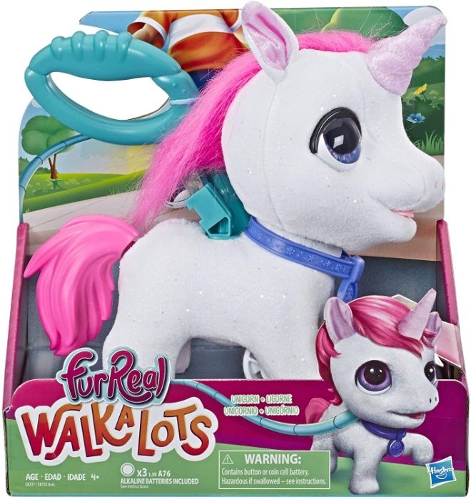 Интерактивный единорог на поводкеFurReal Unicorn Friends Walkalots